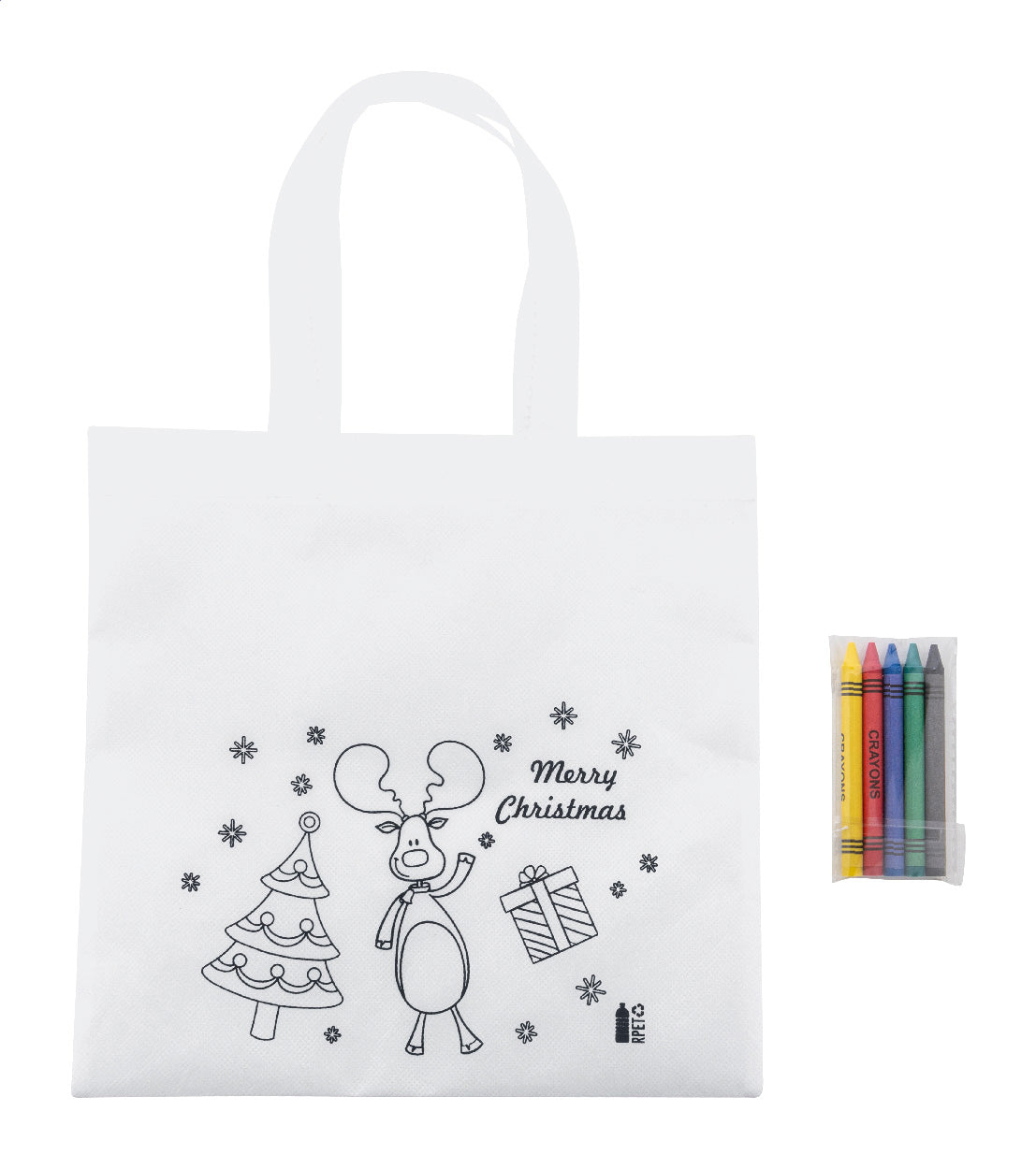 Julfar Shop Borsa per la spesa natalizia de decorare