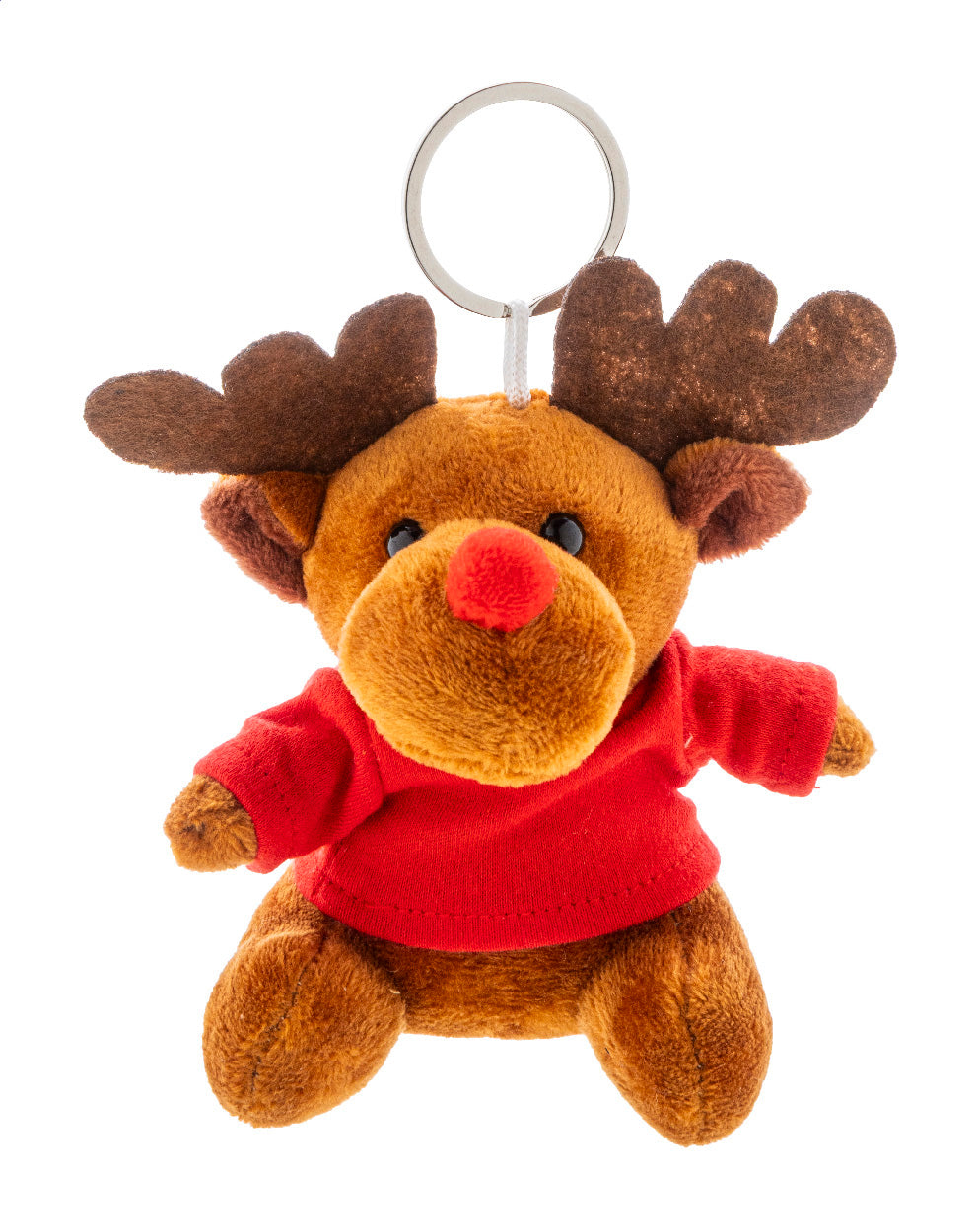 Julren Portachiavi natalizio con renna in peluche