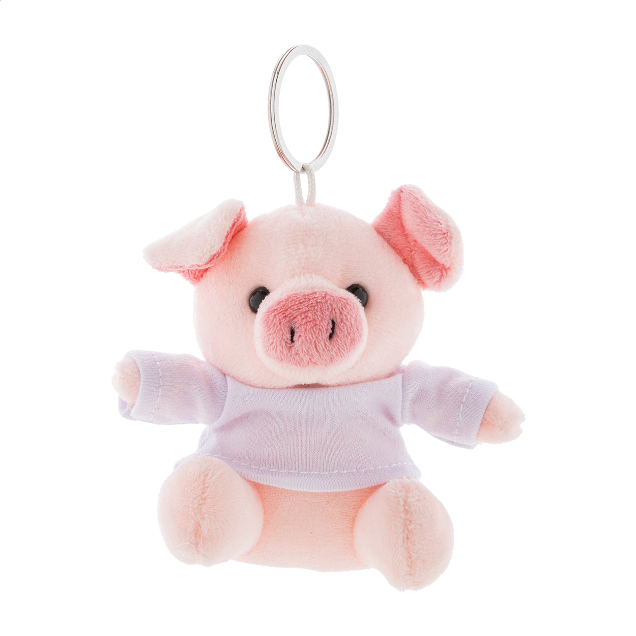 PigFob Portachiavi con maialino in peluche