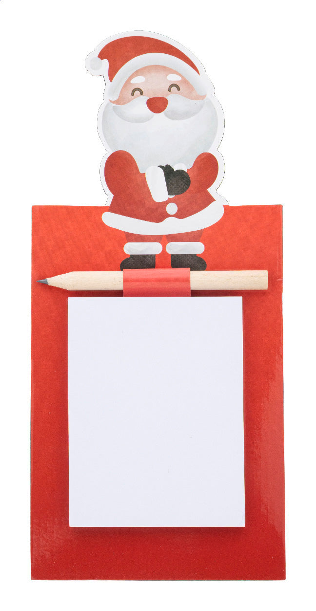 Julliste Blocco note magnetico natalizio, Babbo Natale