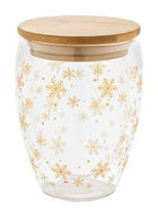 Bostro Barattolo natalizio in vetro borosilicato