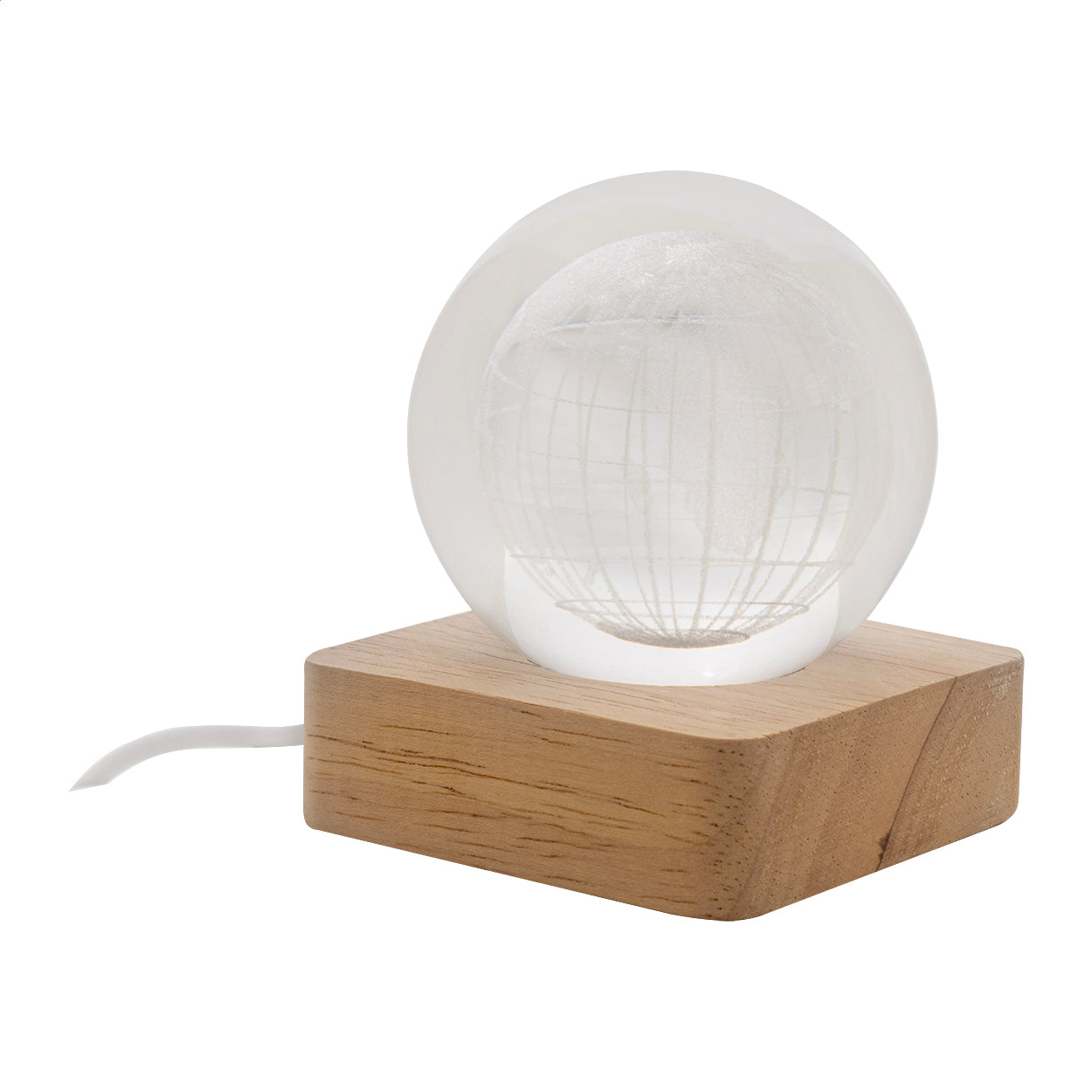LumiGlobe Sfera luminosa in vetro
