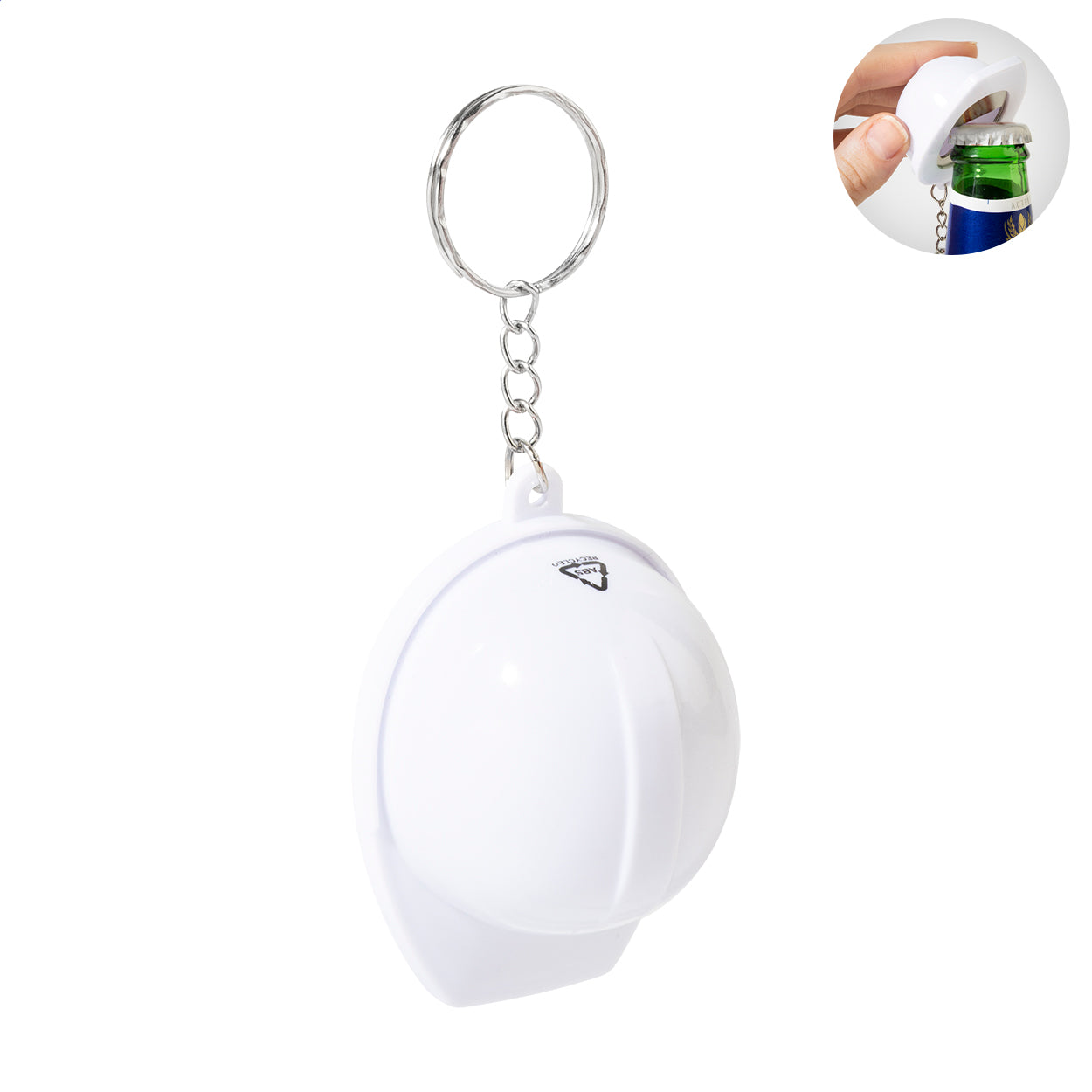 Bobby Pop Portachiavi con apribottiglie in RABS