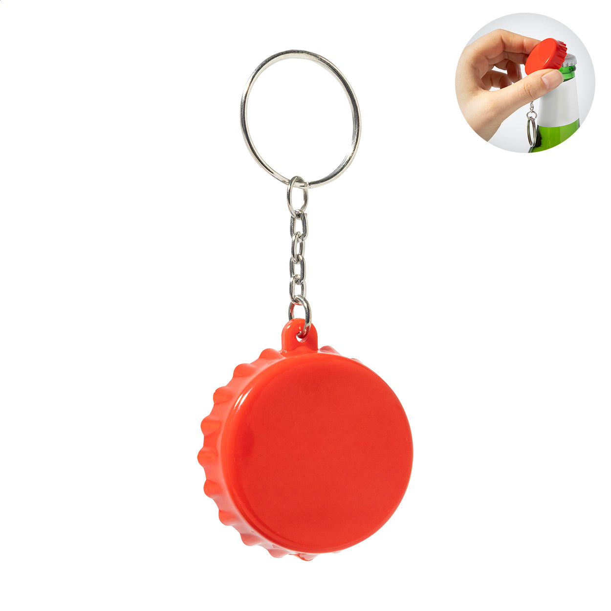 Popcap Portachiavi in RABS con apribottiglie