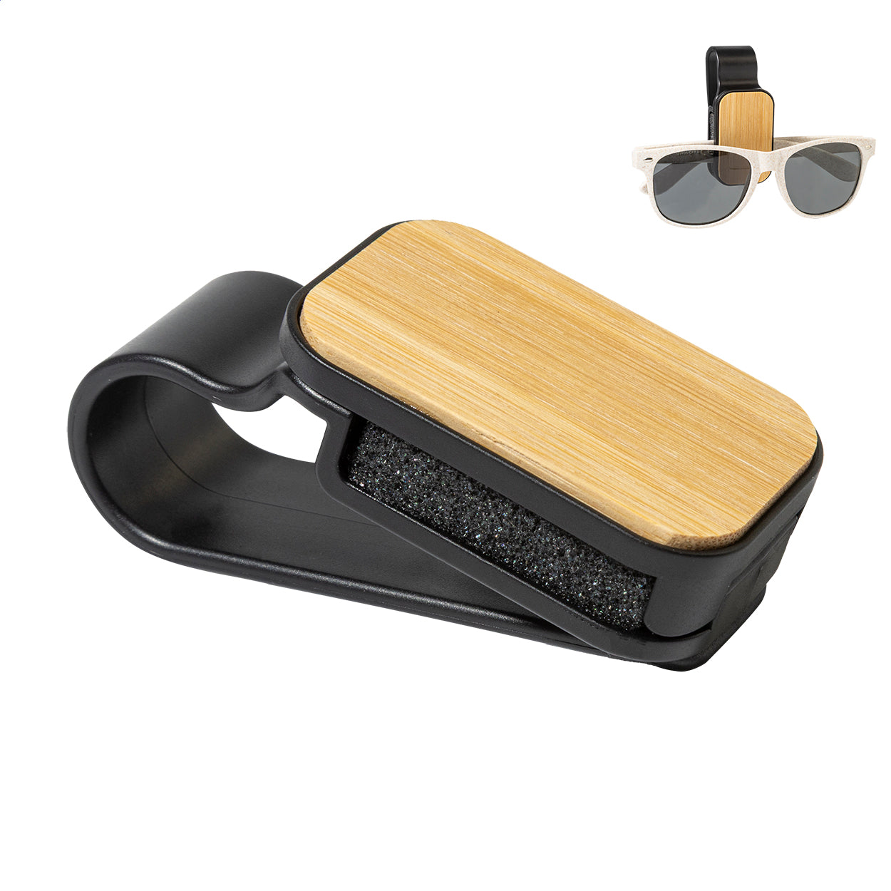 ShadeSnap Supporto portaocchiali in RABS per visiera parasole auto