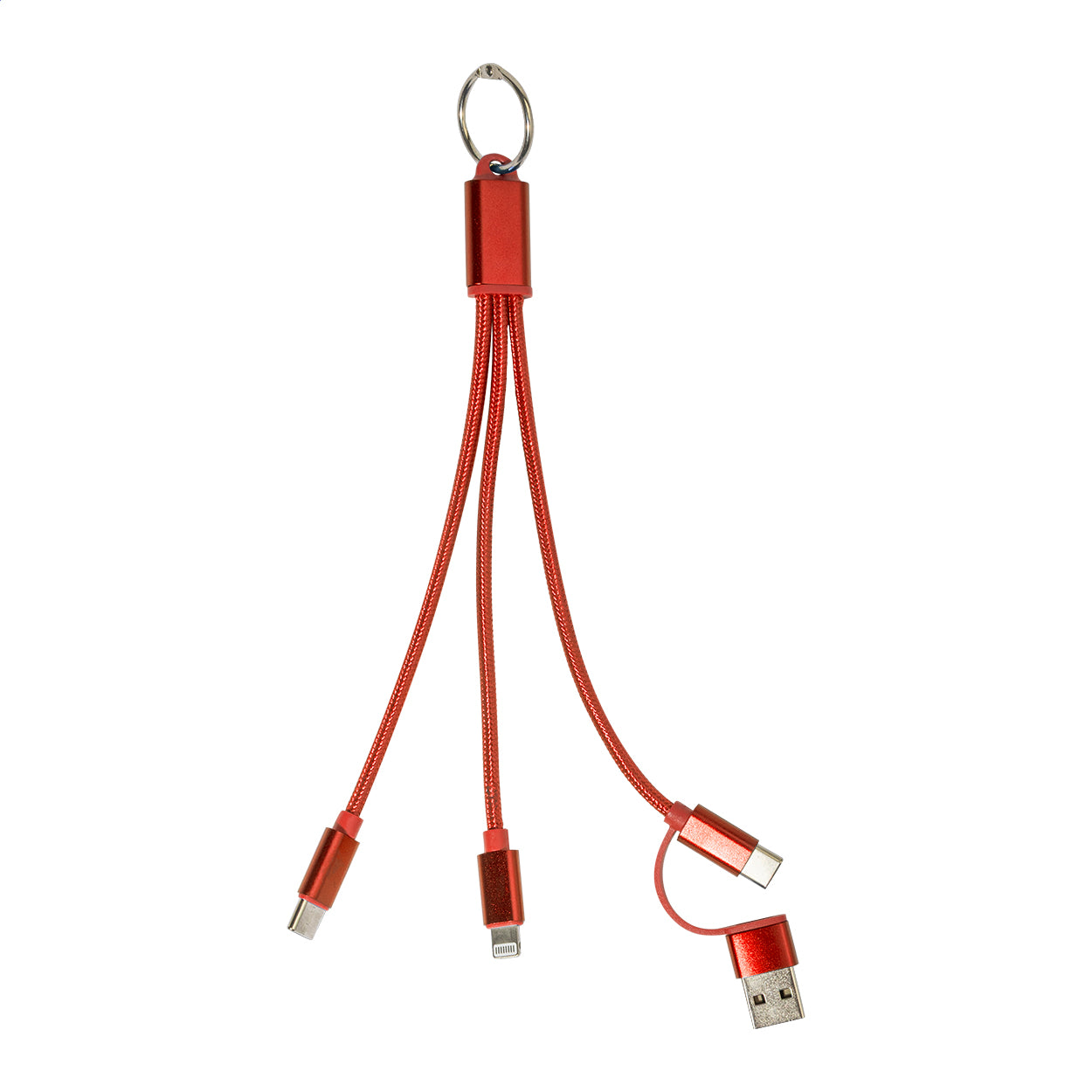 Rafob Portachiavi con cavo di ricarica USB