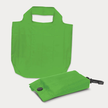Light green foldable tote bag