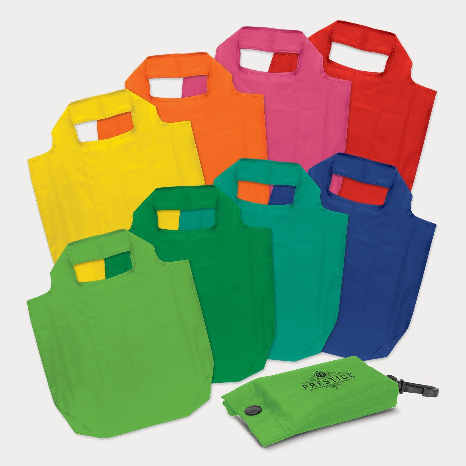 Multiple colours shopping bags
