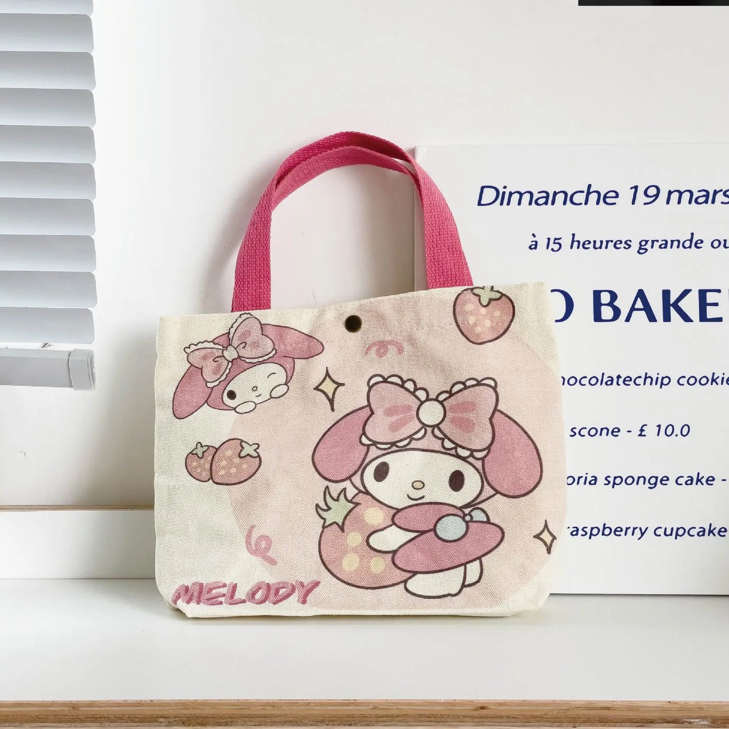 A promotional totebag