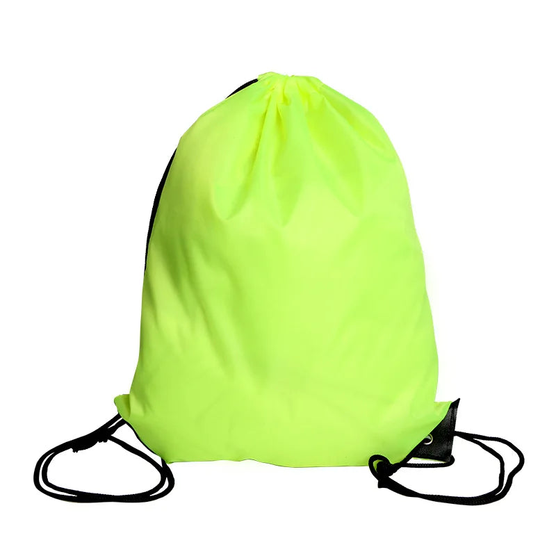 Custom Logo Polyester Drawstring Backpack