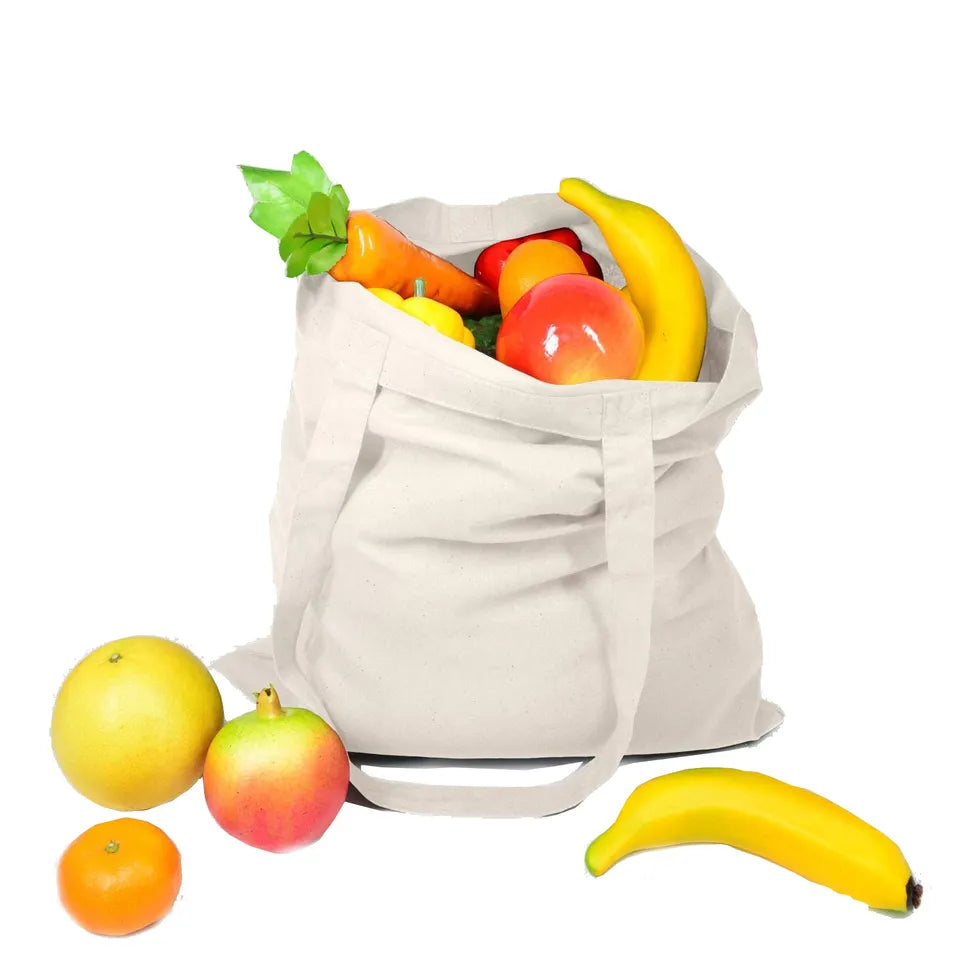 Shopping bag with fruit inside