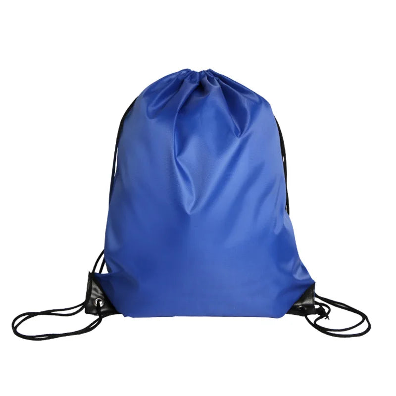 Custom Logo Polyester Drawstring Backpack