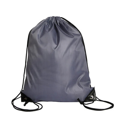 Custom Logo Polyester Drawstring Backpack