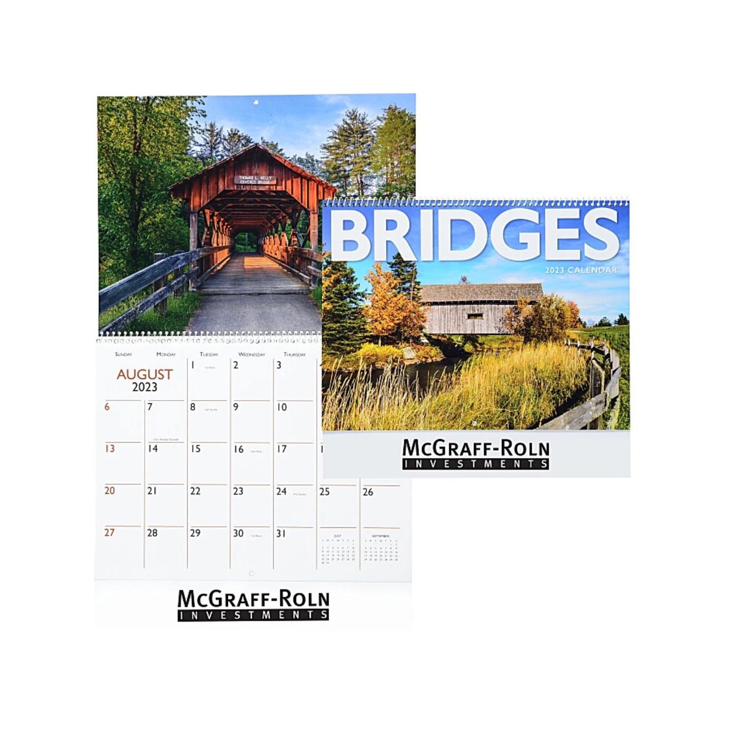 Two wall calendars