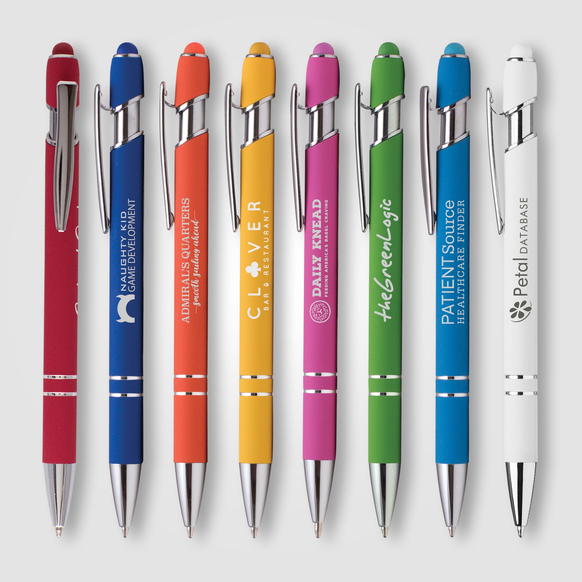 Bright Alfa Soft Touch Pen with Stylus