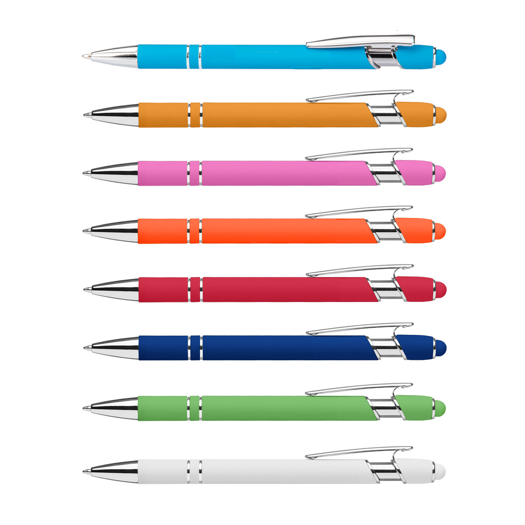 Bright Alfa Soft Touch Pen with Stylus