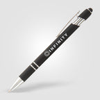 Penna Alfa Soft Touch incisa con stilo