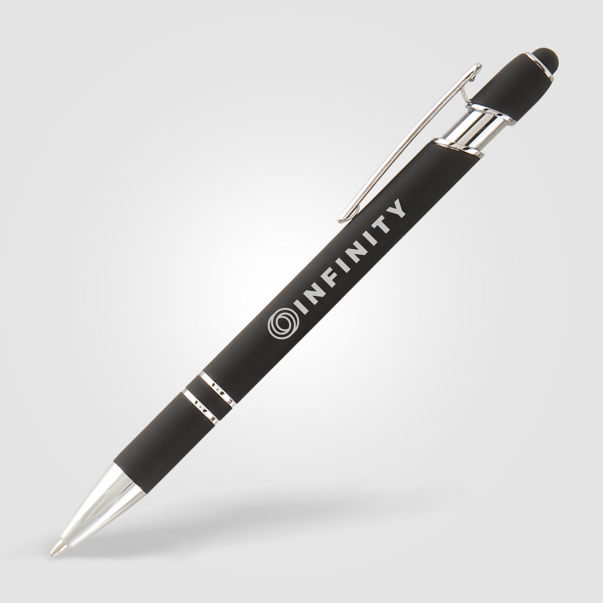 Penna Alfa Soft Touch incisa con stilo