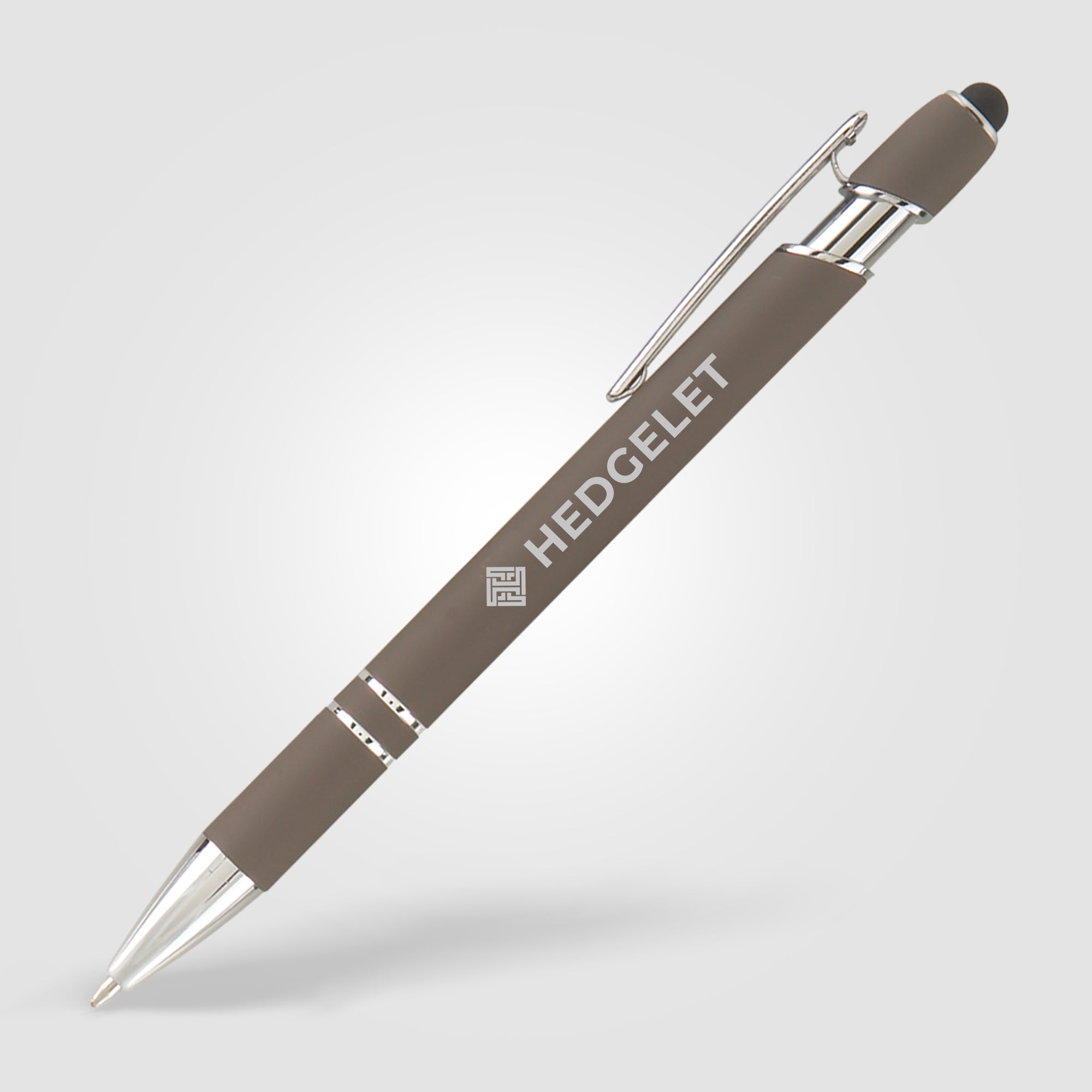Penna Alfa Soft Touch incisa con stilo