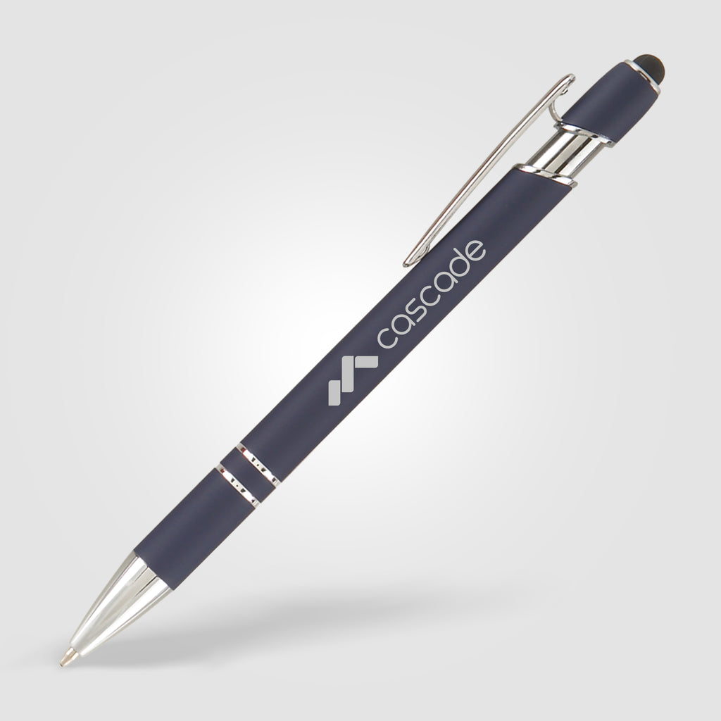 Penna Alfa Soft Touch incisa con stilo