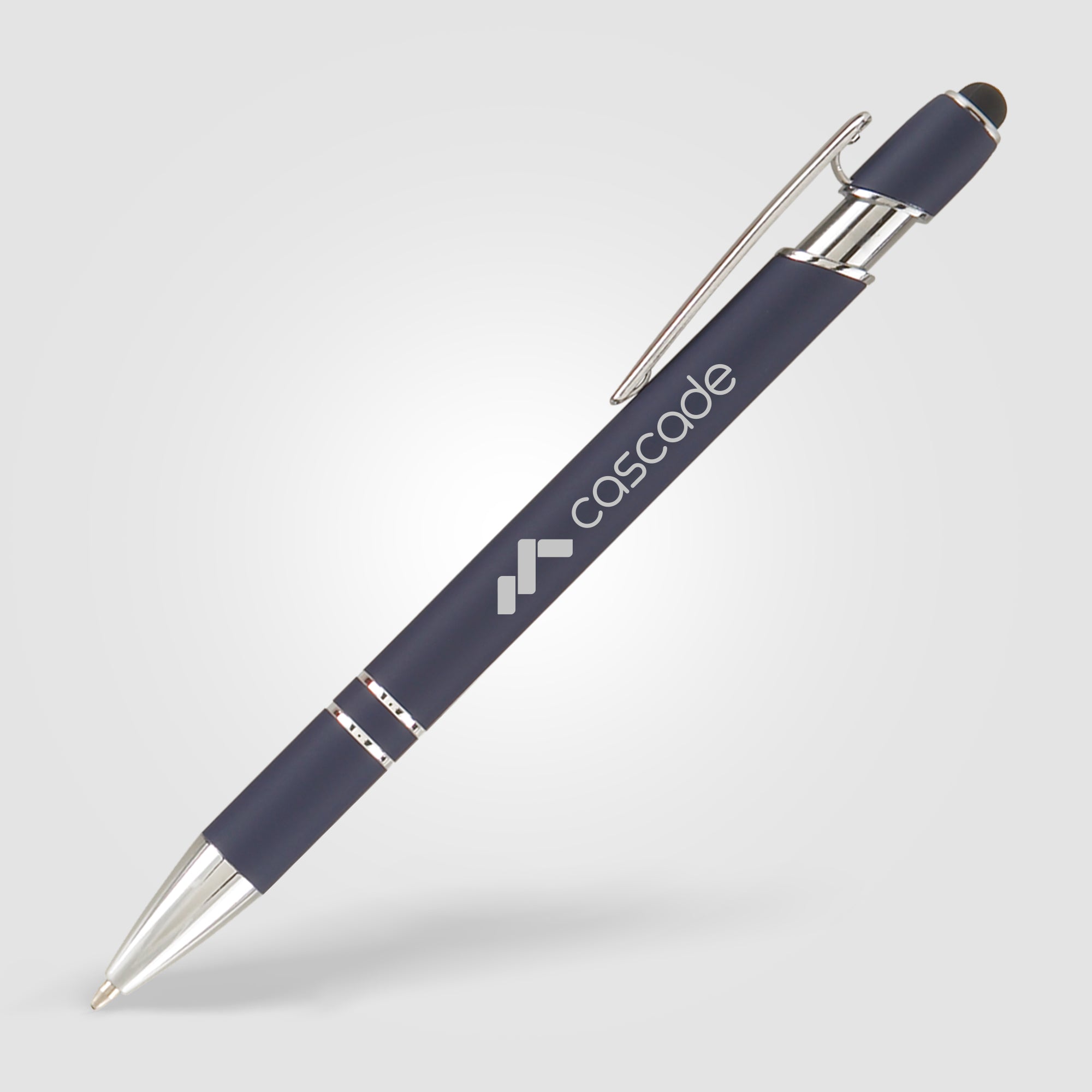 Penna Alfa Soft Touch incisa con stilo