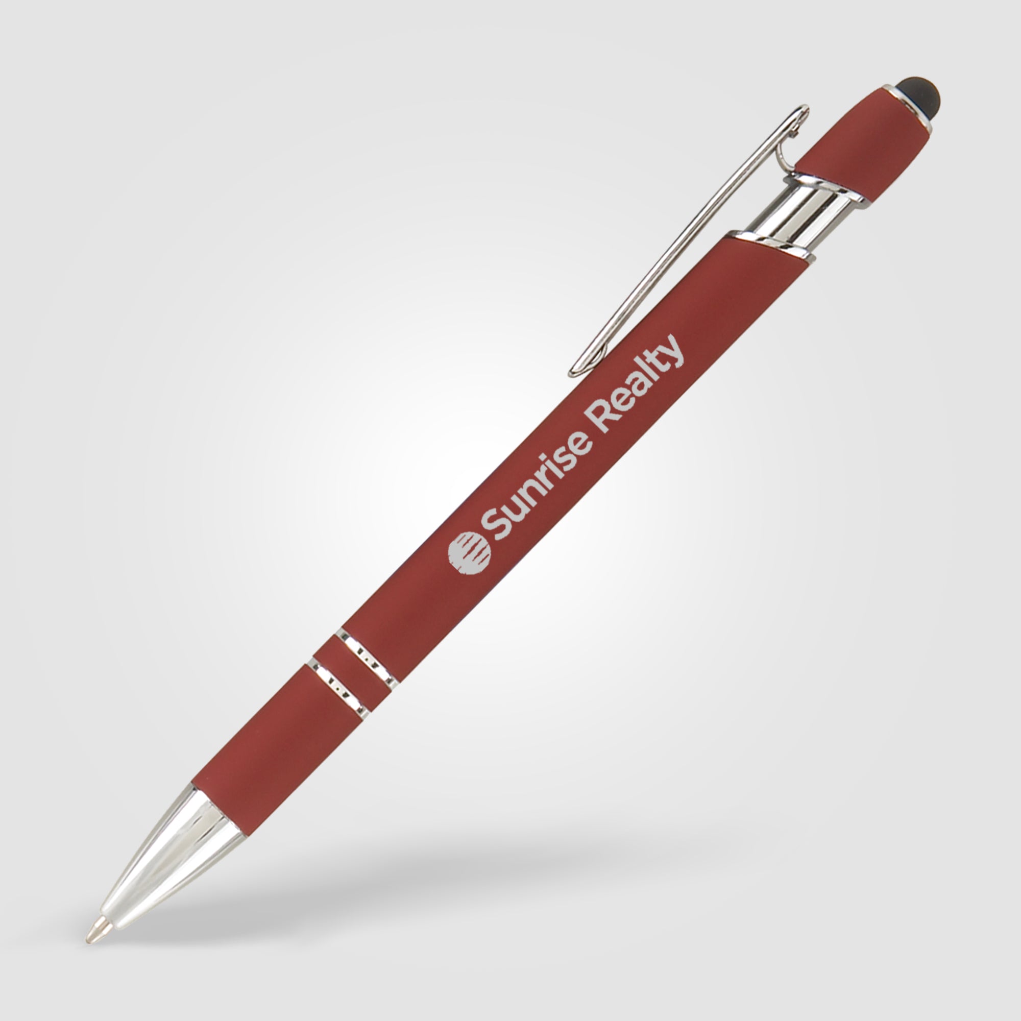 Penna Alfa Soft Touch incisa con stilo