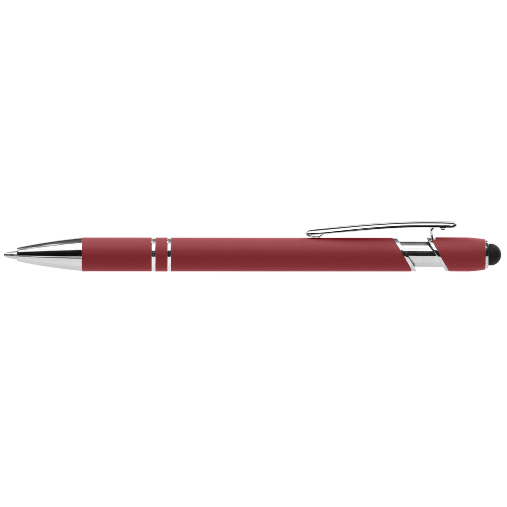 Penna Alfa Soft Touch incisa con stilo