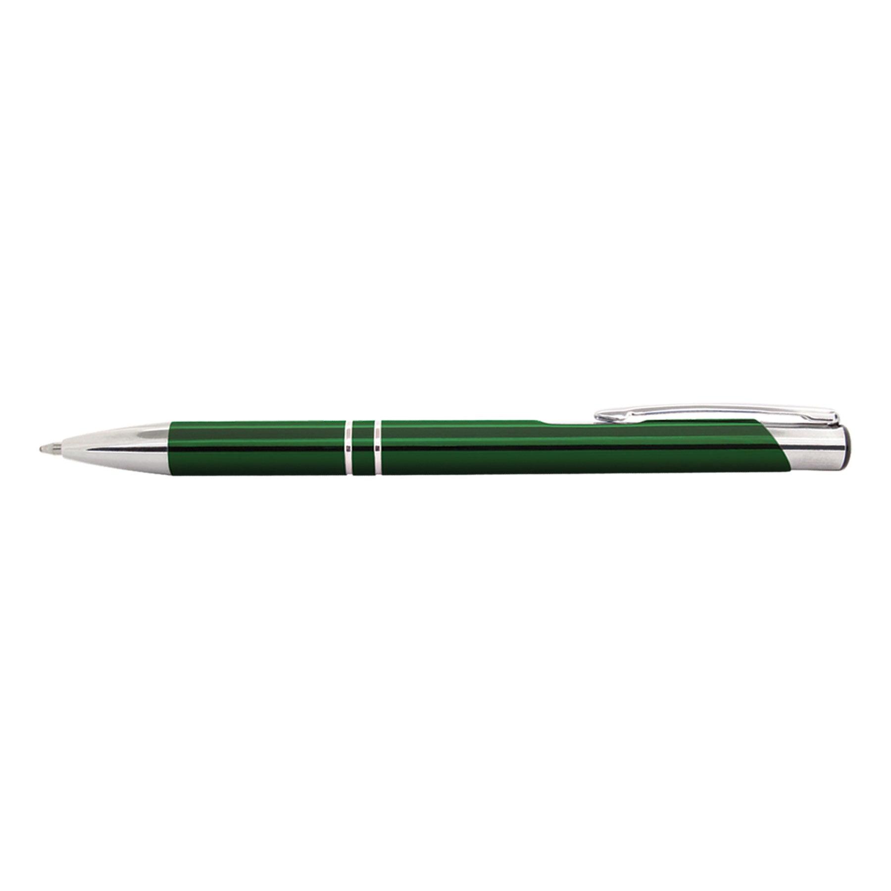 green metal pen