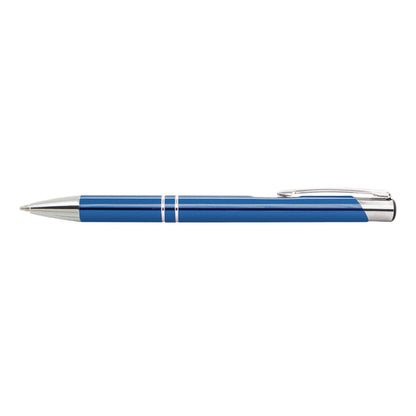 blue metal pen