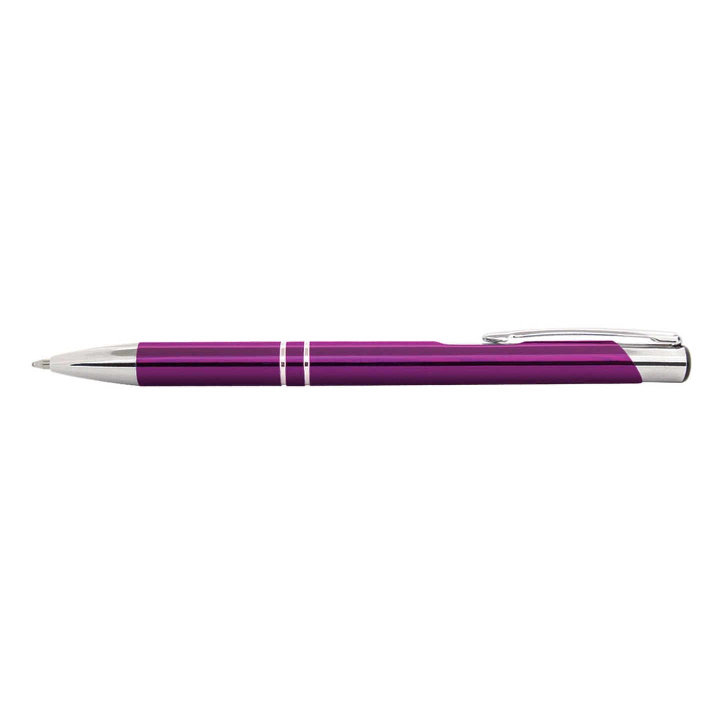 purple metal pen