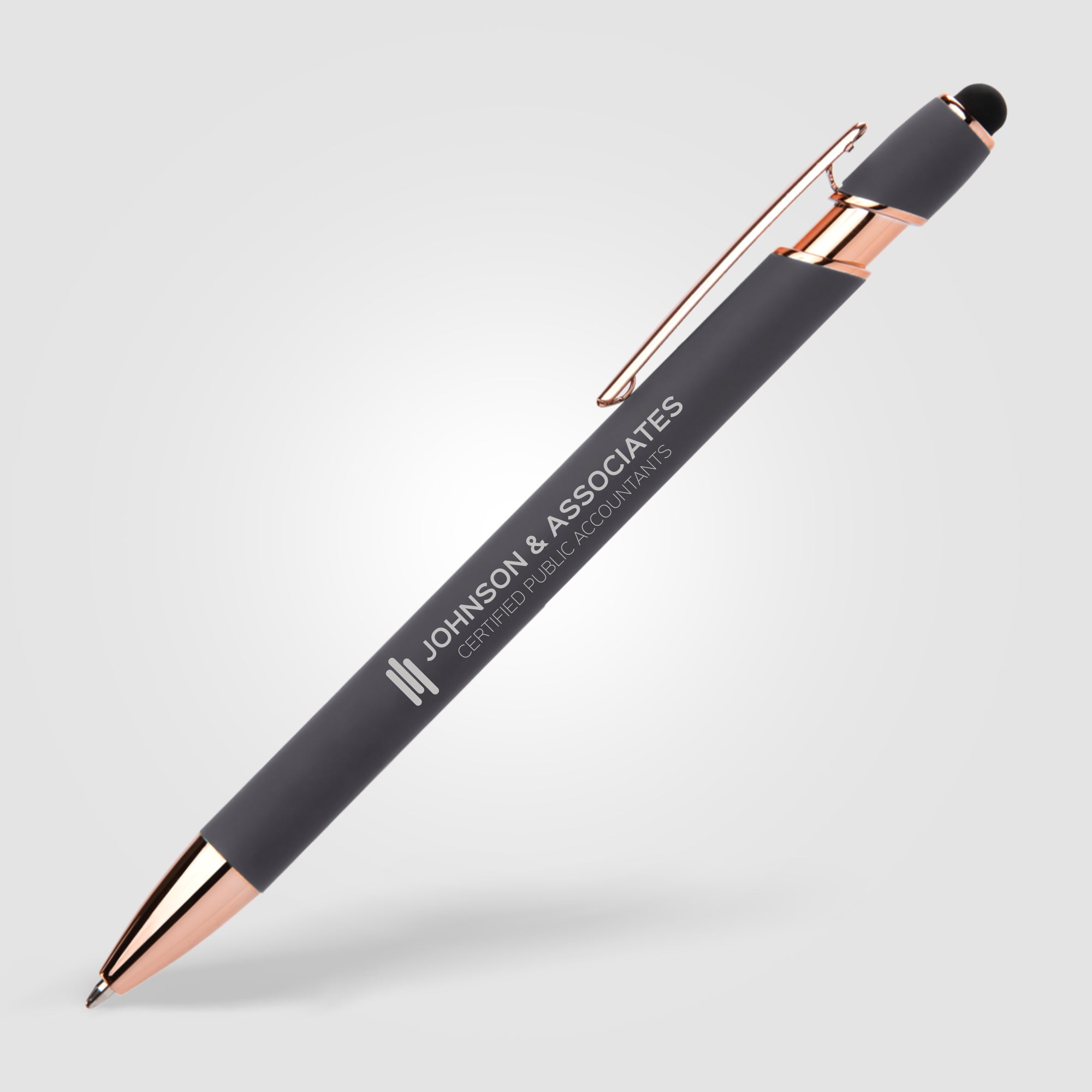 Alfa Stylus Pen with Rose Gold Trim