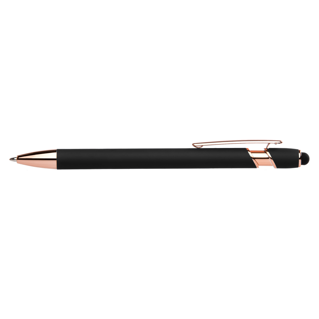 Engraved Alfa Stylus Pen with Rose Gold Trim