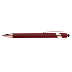 Engraved Alfa Stylus Pen with Rose Gold Trim