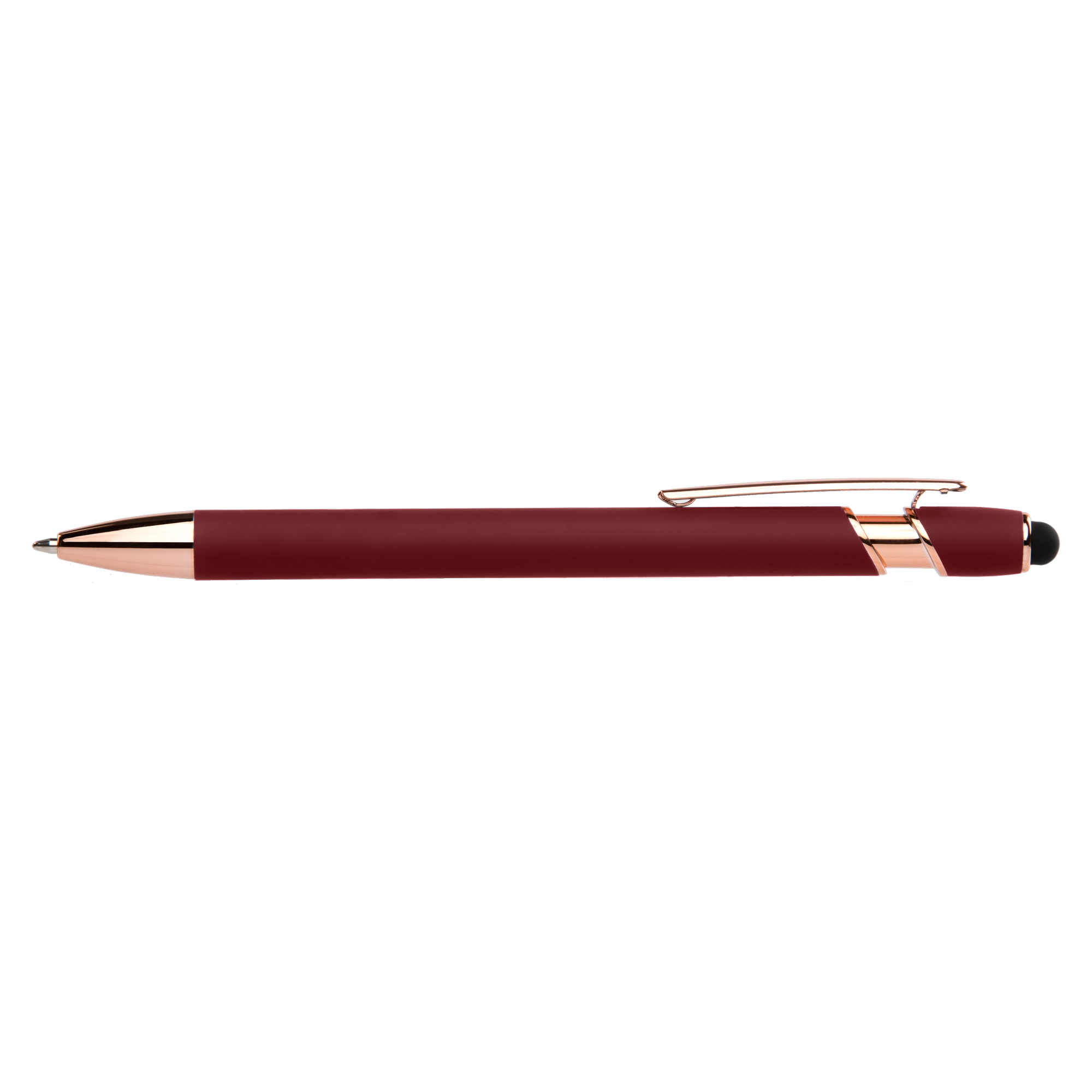 Engraved Alfa Stylus Pen with Rose Gold Trim