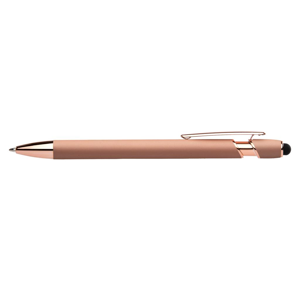 Engraved Alfa Stylus Pen with Rose Gold Trim
