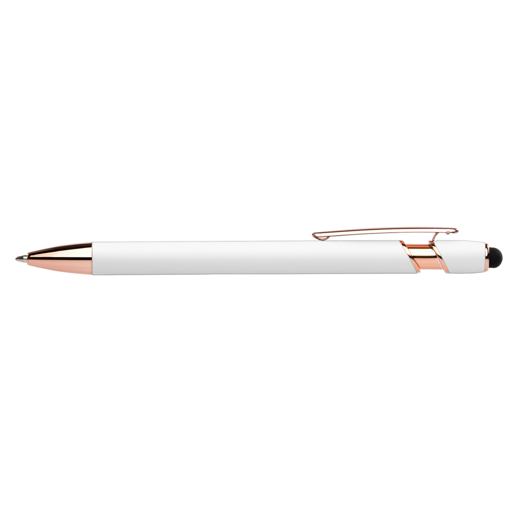 Engraved Alfa Stylus Pen with Rose Gold Trim
