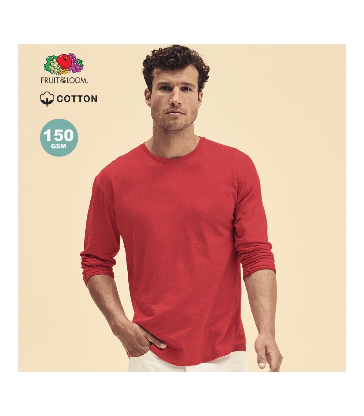 Adult Colour T-Shirt Iconic Long Sleeve T