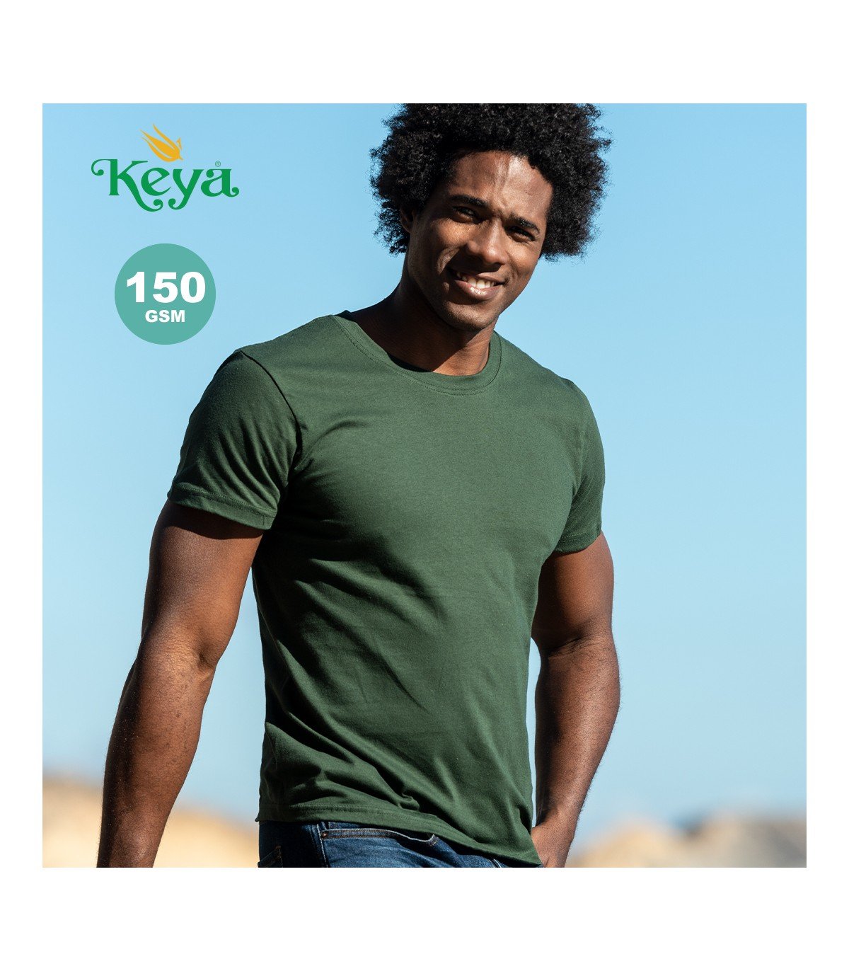 Adult Colour T-Shirt "keya" MC150
