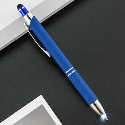 a blue pen