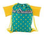CreaDraw T Kids Sacca personalizzabile per bambini con coulisse