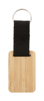 Stropp portachiavi in bamboo, rettangolo