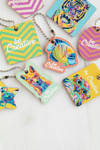 CreaFob Wood Portachiavi personalizzabile