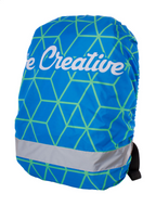 CreaBack Reflect Copri zaino rifrangente e personalizzabile
