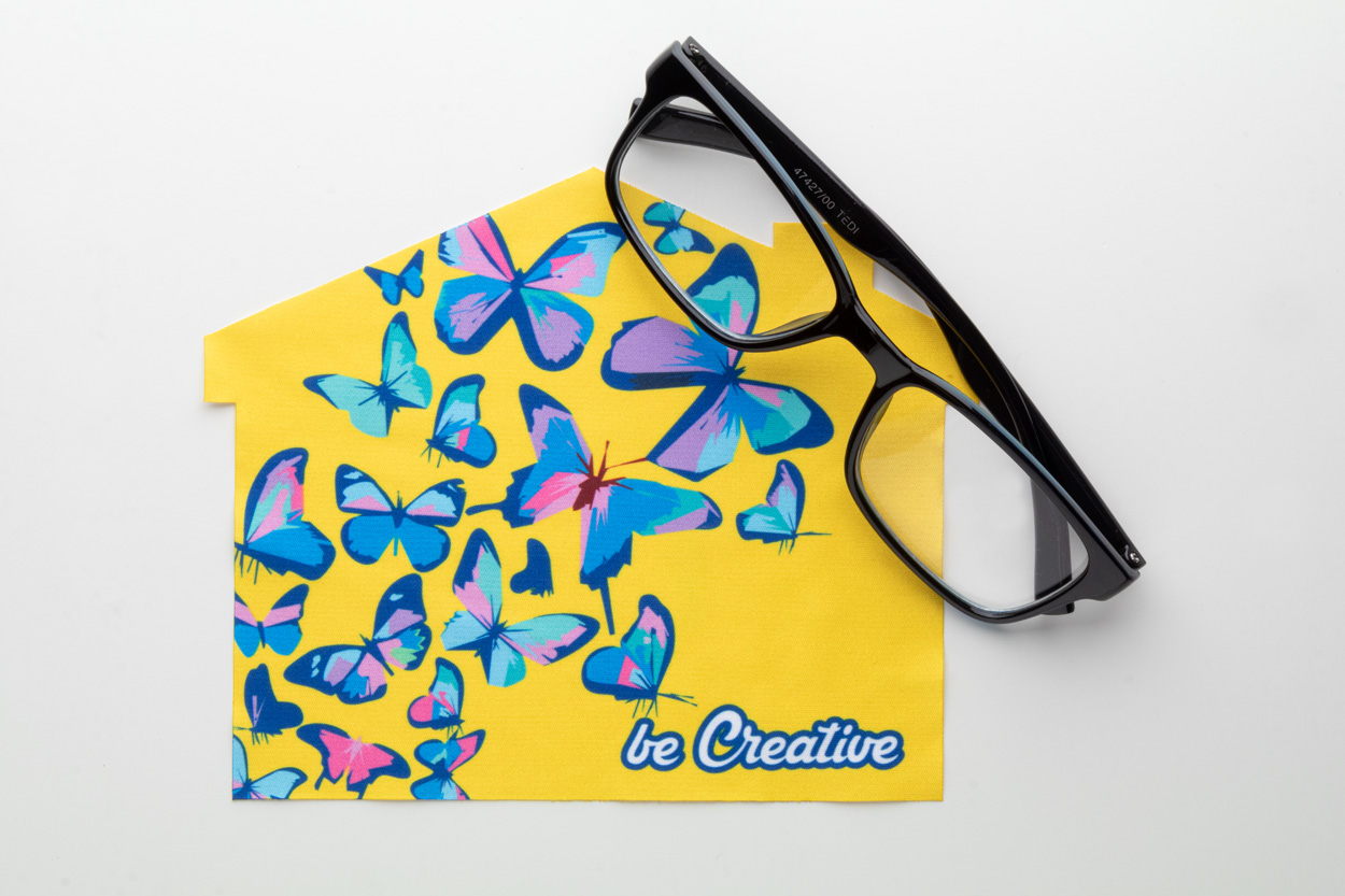 CreaClean RPET Pulisci occhiali personalizzabile, casa