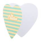 CreaStick Seed Heart Blocco appunti personalizzabile con fogli adesivi