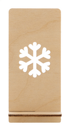 Kannykka Creative Portacellulare natalizio, fiocco di neve