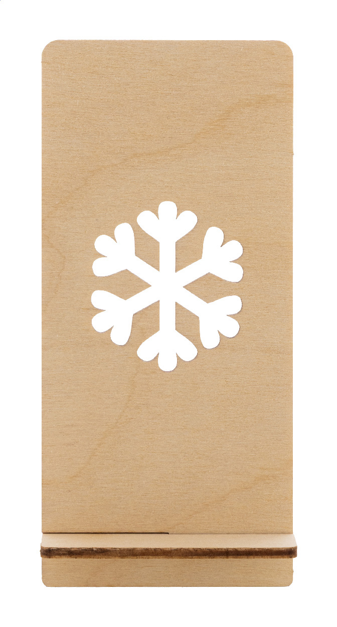 Kannykka Creative Portacellulare natalizio, fiocco di neve