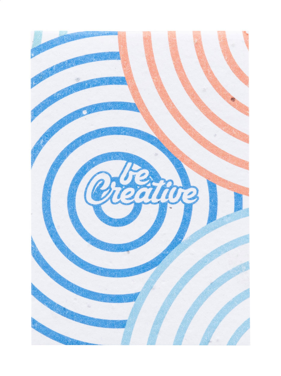 CreaNote Mini Seed quaderno di carta con semi personalizzato