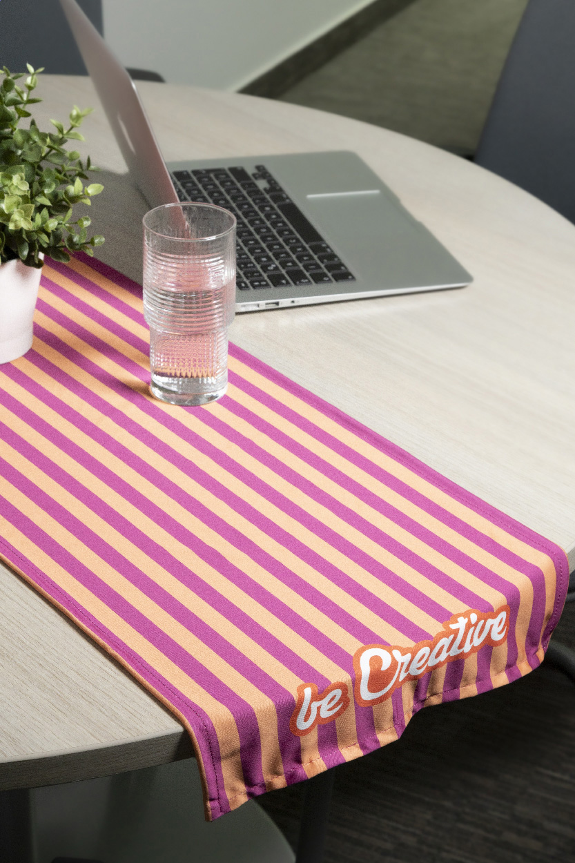PrinTable S runner da tavolo in RPET personalizzato