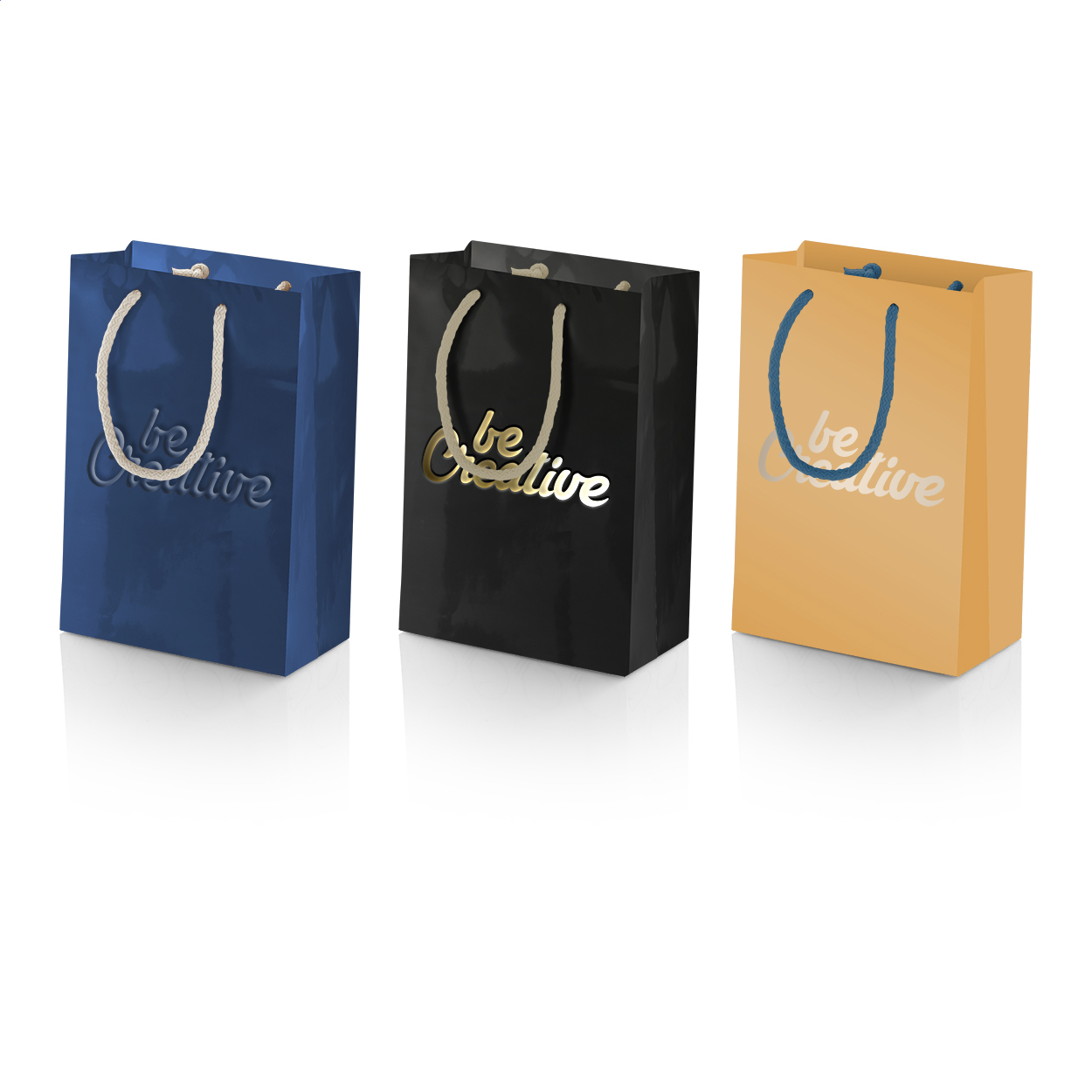 CreaShop S sacchetto carta personalizzabile - misura small